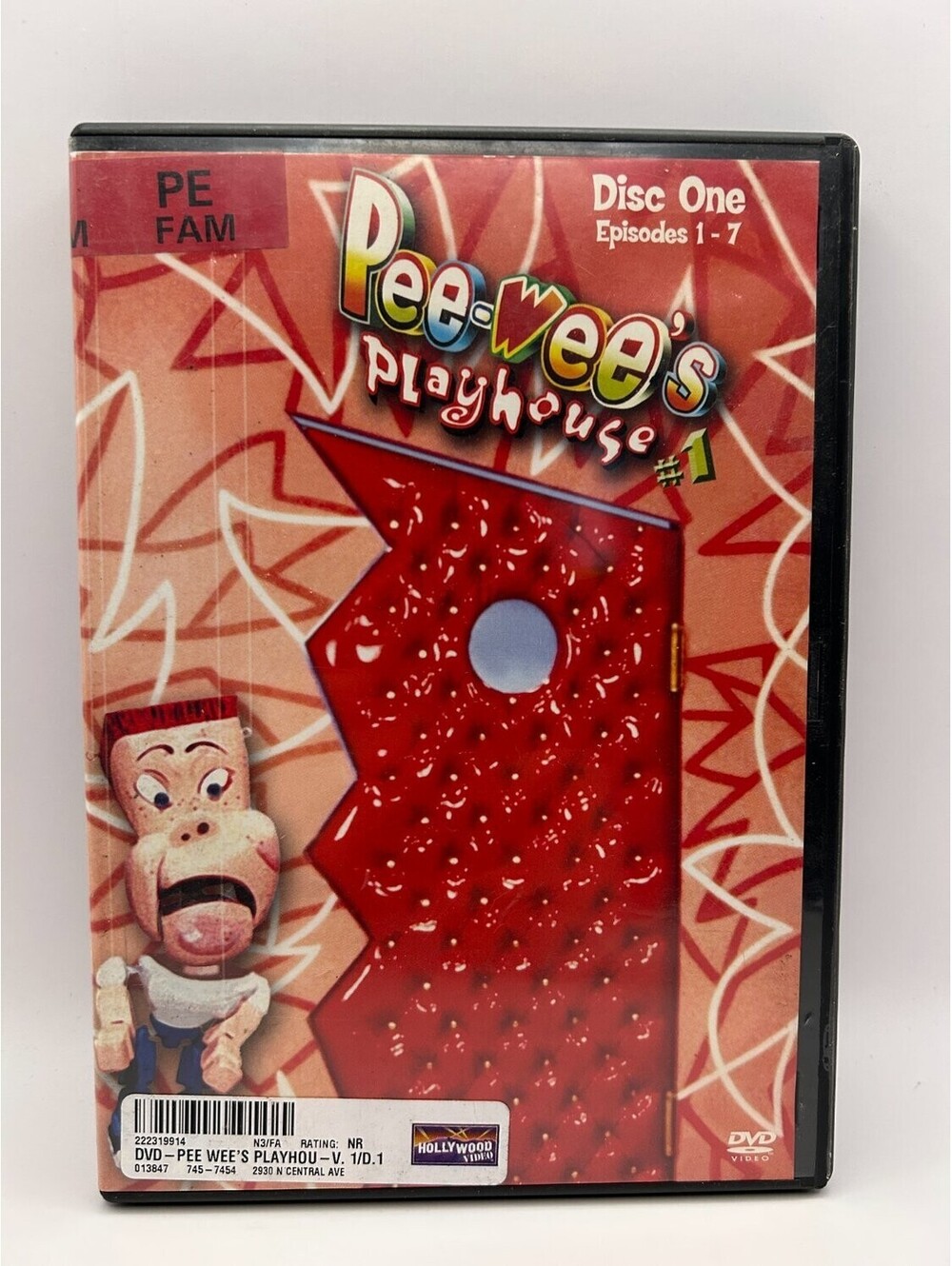 Pee-wee's Playhouse Vol 1 Disc 1 Hollywood Video DVD Paul Reubens Comedy
